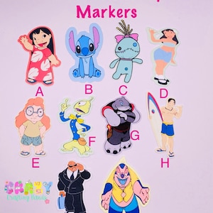 Character X-ray Markers, lead X-ray markers, rad tech, imaging markers, rad tech gifts, image indicator, fun Xray markers,cartoon marker