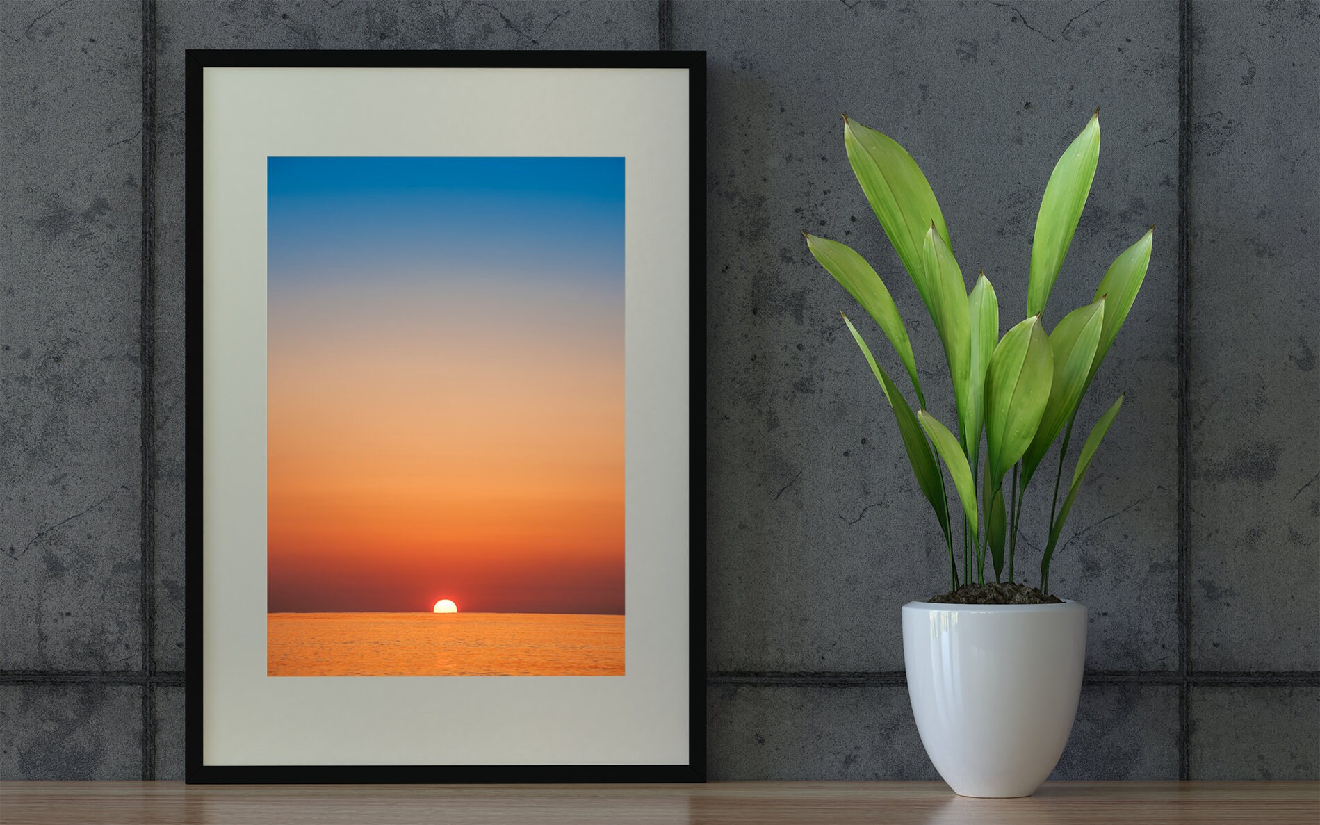 Sunset Printable Wall Art, Poster, Digital Art, Sky Landscape, Download