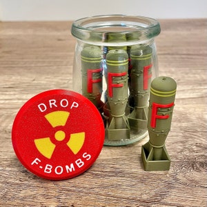 Jar of F Bombs, Navy Gifts, Marines Gifts, Military Stuff, Army Gifts For Men, Office Desk Accessories, Office Decor, Funny Gifts for Men