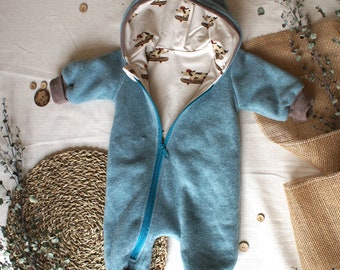 Fleeceoverall/Anzug mint für Kinder/Babys