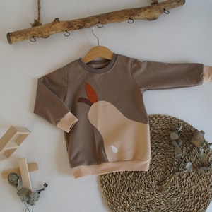 Kinderpullover mit Birnenapplikation / Sweater Bild 1