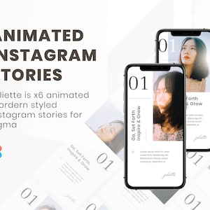 Juliette Instagram Captions | Animated Figma Templates