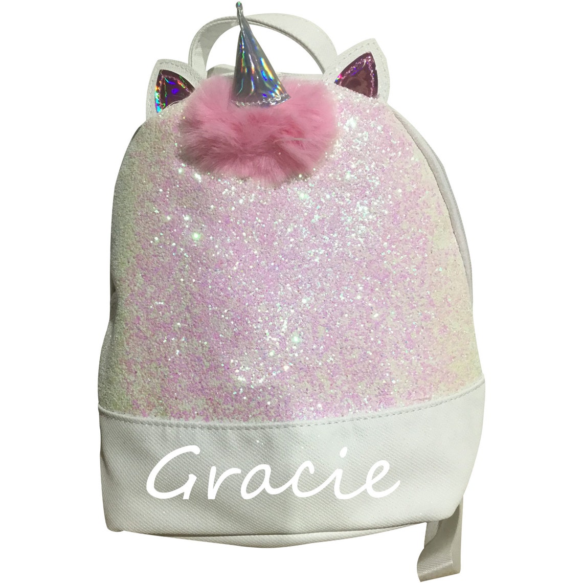 Personalised Small Pink Unicorn Backpack Etsy