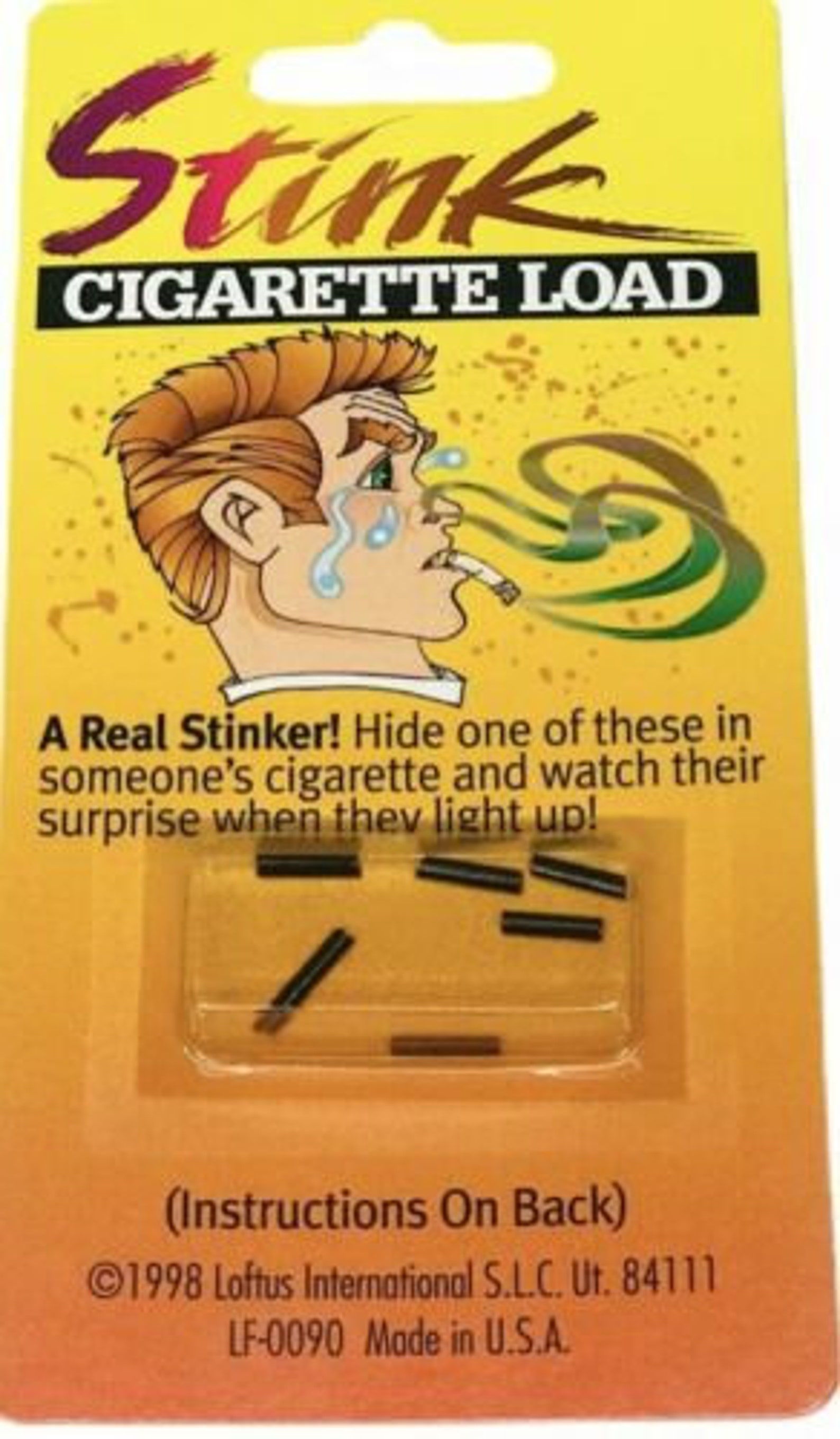 Prank On Squirt Lighter Stink Cig Loads Puff Cigar JOKE Etsy