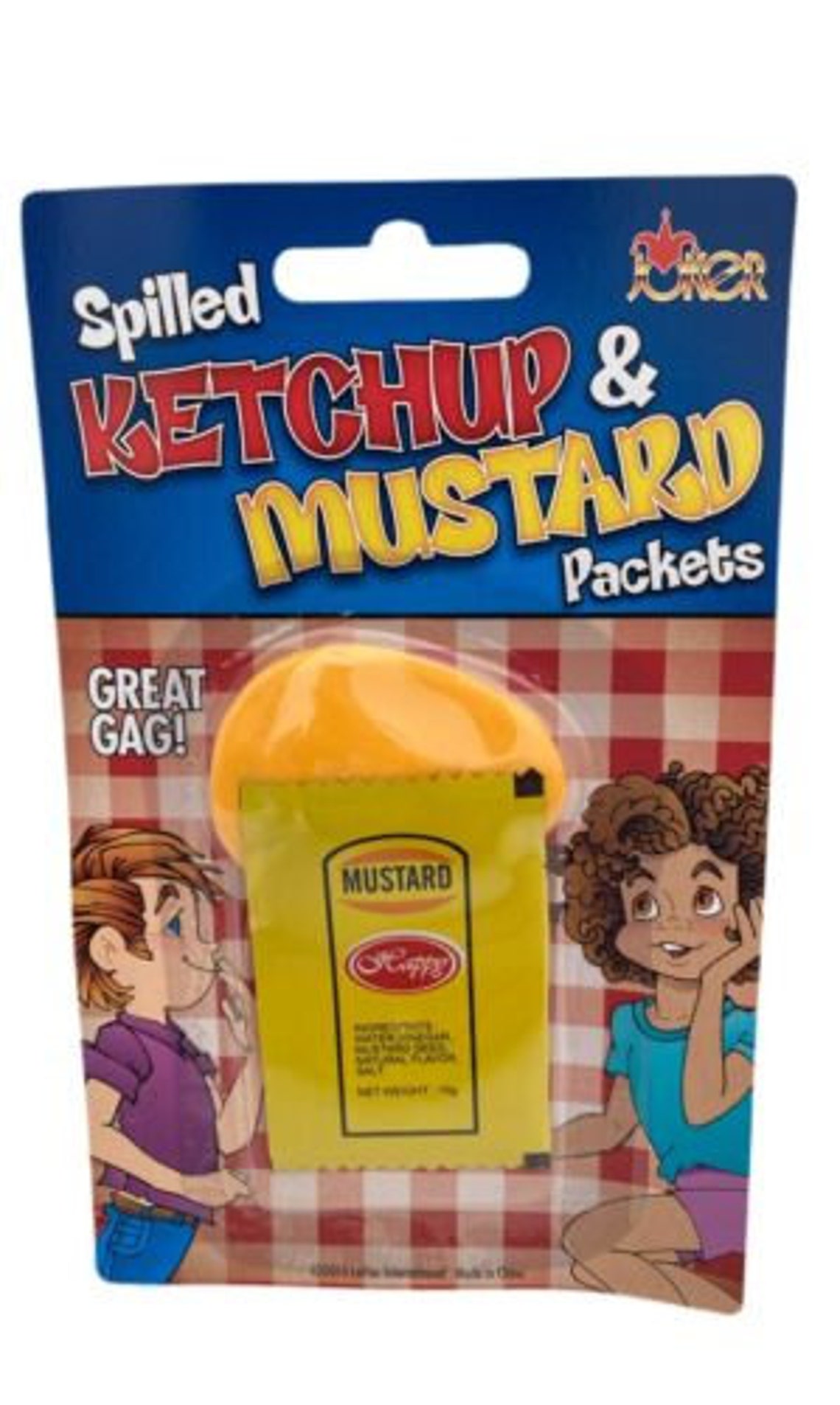 Fake Spilled Ketchup Spilled Mustard Packets Joke Gag Prank Etsy
