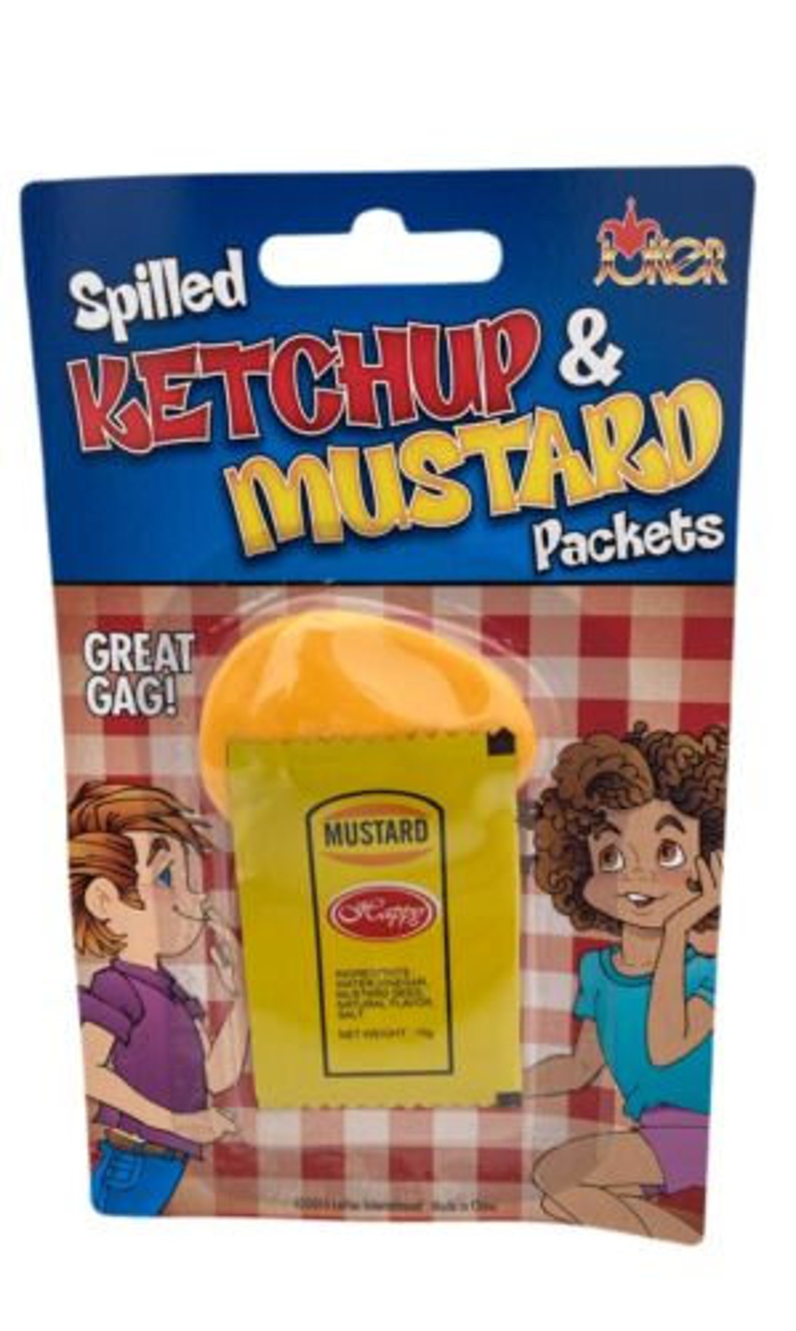 Fake Spilled Ketchup Spilled Mustard Packets Joke Gag Prank Etsy