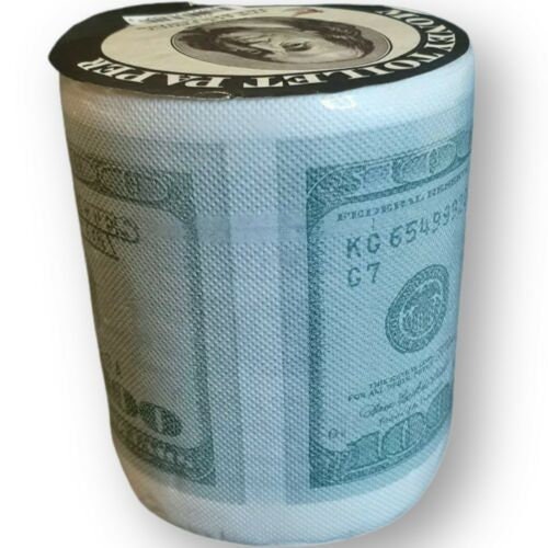 One Hundred Dollar Bill Toilet Paper Money Roll 100 Novelty Etsy