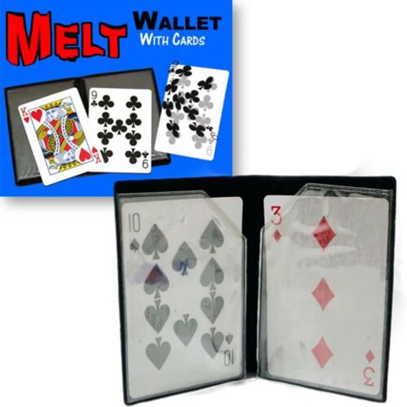 Melt Wallet avec des cartes Magie Optique Tour de Magie Close Up