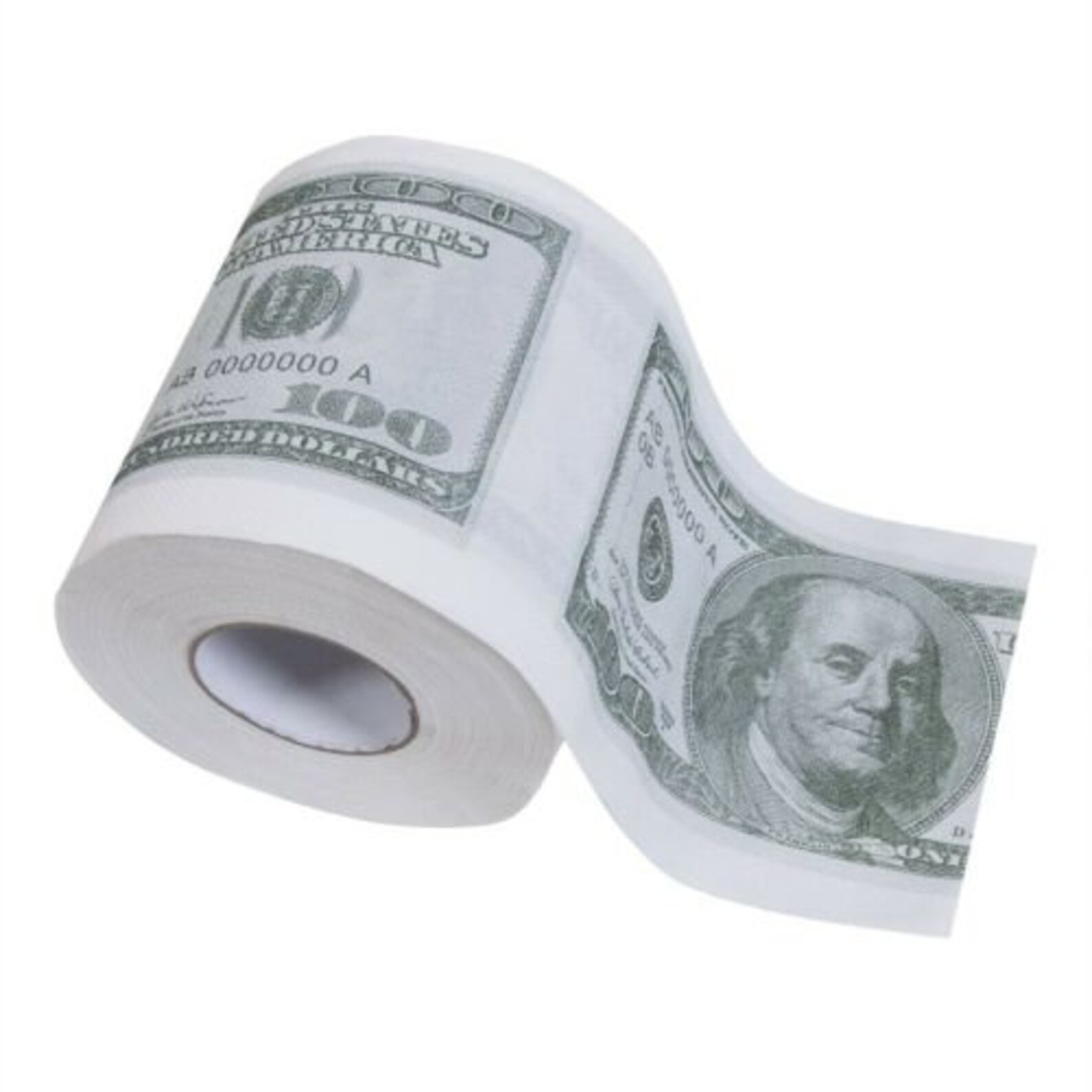 One Hundred Dollar Bill Toilet Paper Money Roll 100 Novelty Etsy
