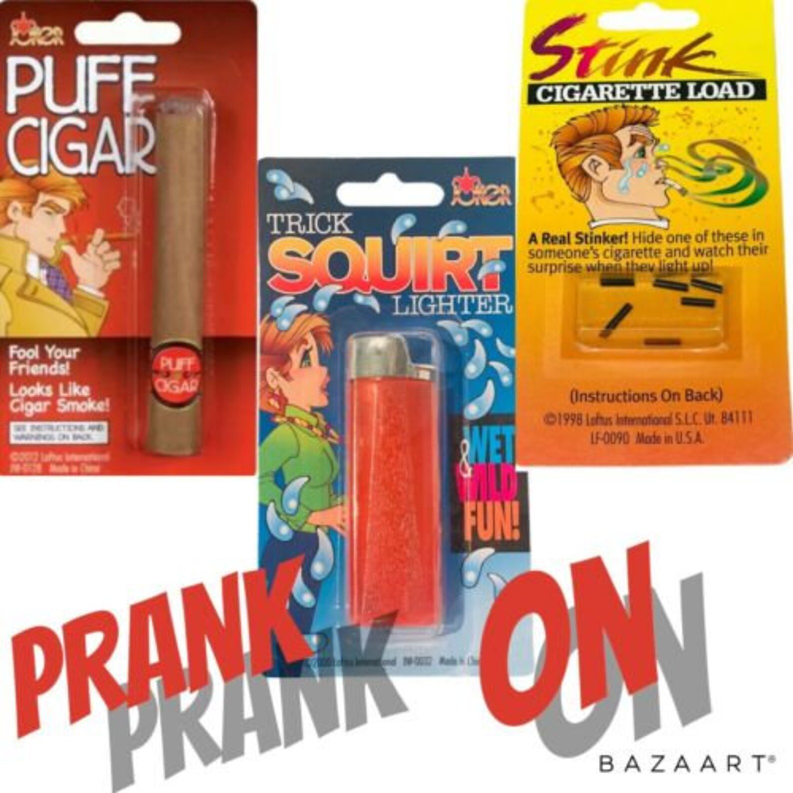 Prank On Squirt Lighter Stink Cig Loads Puff Cigar Joke Etsy 