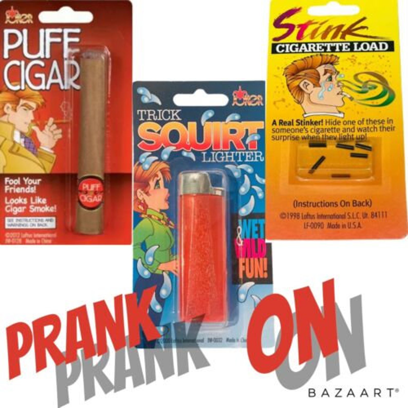 Prank On Squirt Lighter Stink Cig Loads Puff Cigar JOKE Etsy