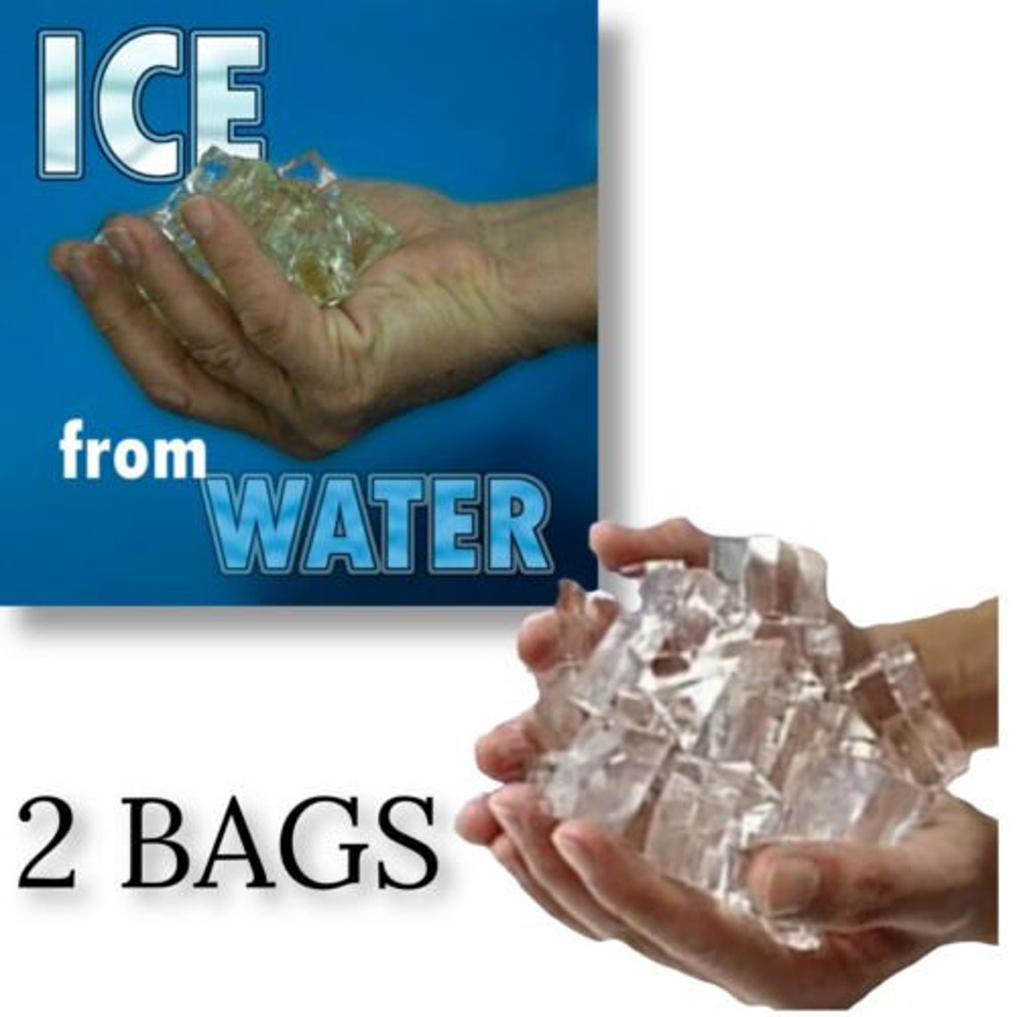 Ice Cubes From Water 2 Bags Looks Miracle Close up or Etsy UK