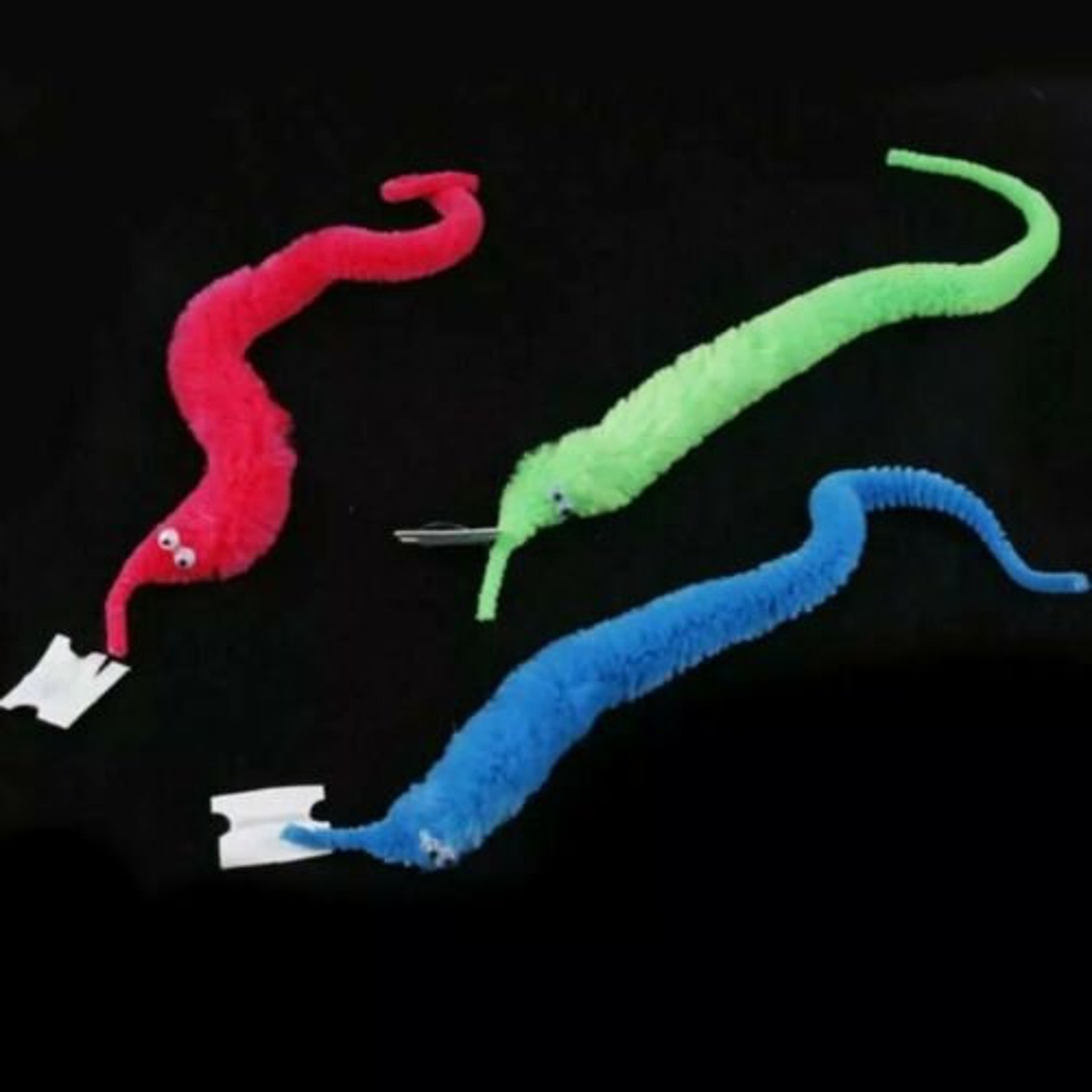 12STk Magic Worm On a String Trick Toys Wiggly Fuzzy Twisty | Etsy