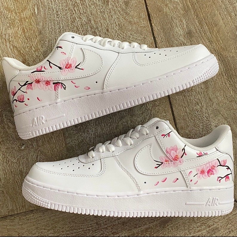 Cherry Blossom Custom Air Force 1 | Etsy