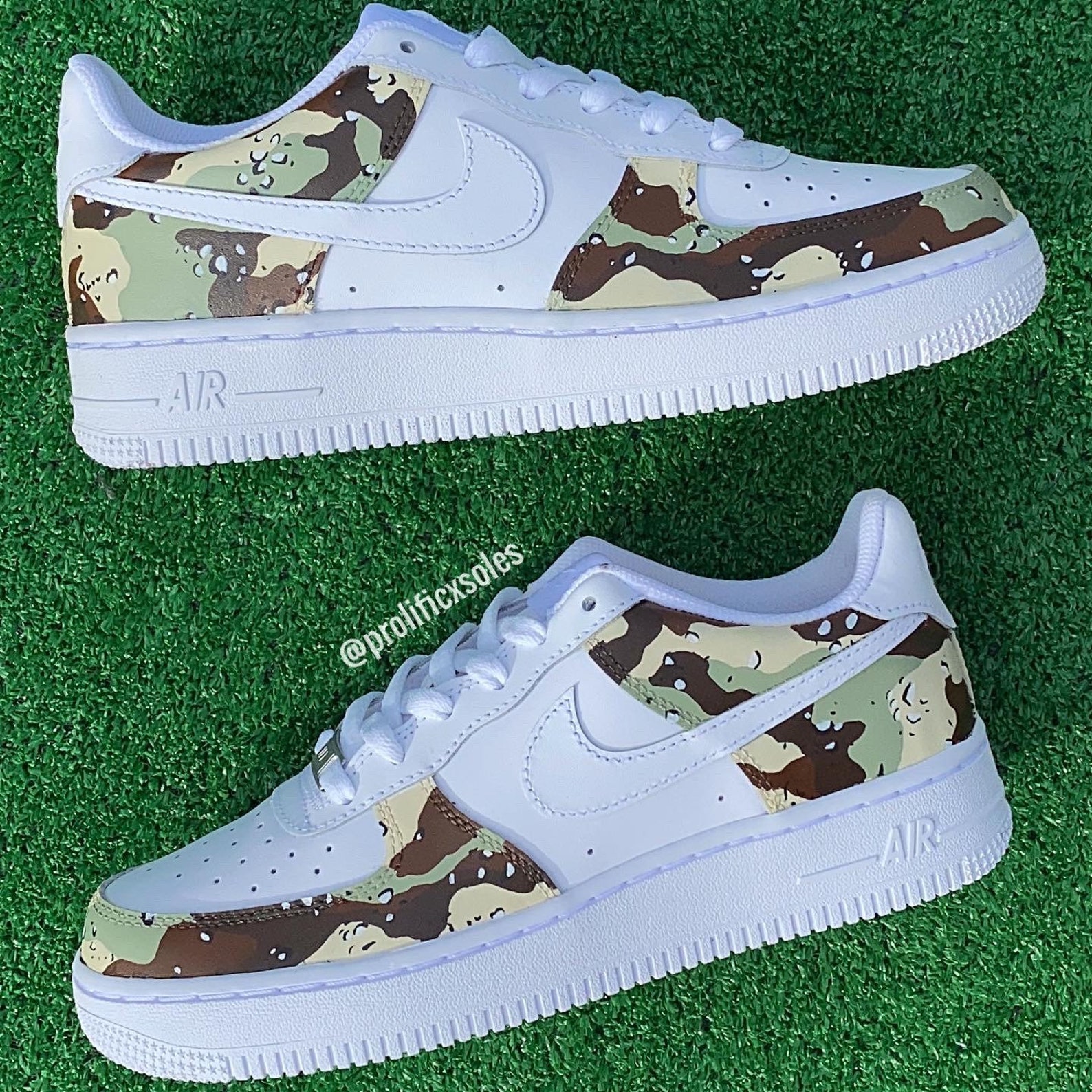 Desert Camo Custom Air Force 1 | Etsy