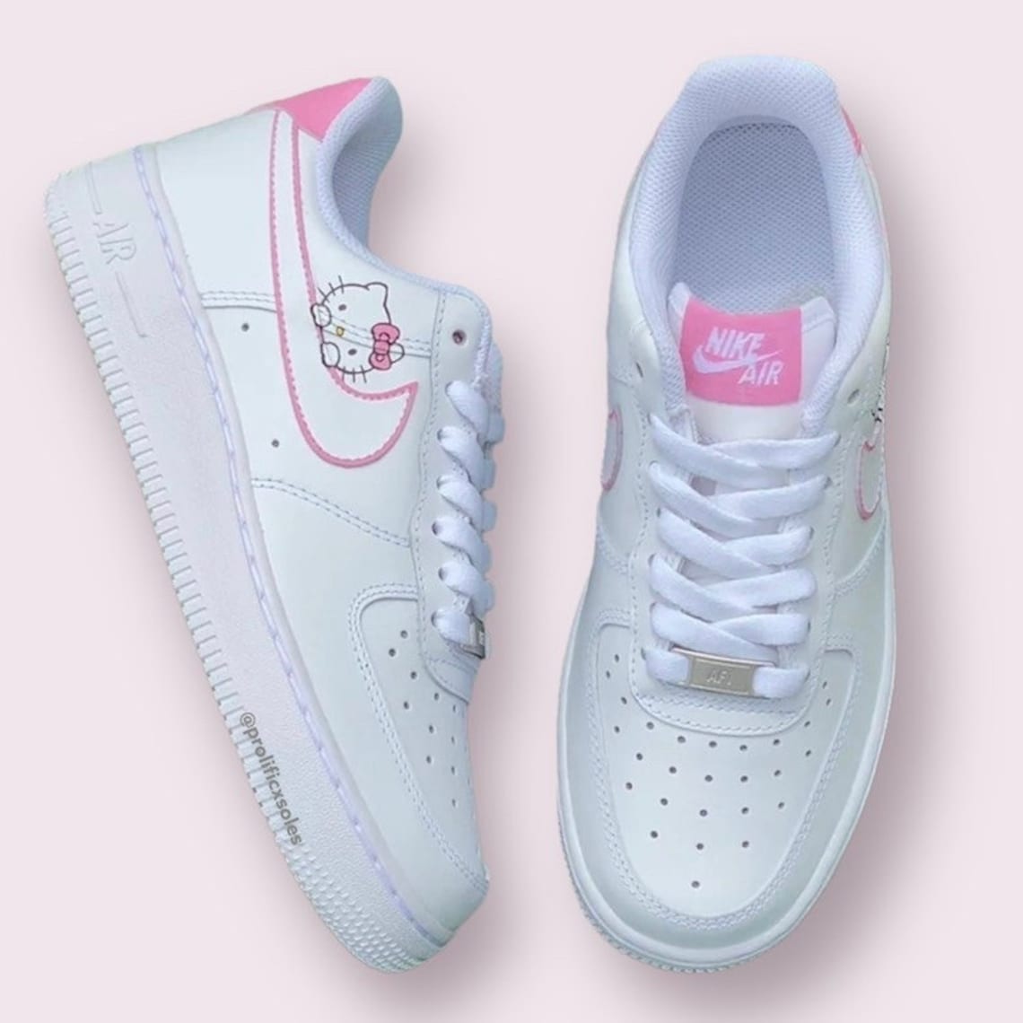 custom hello kitty air force 1