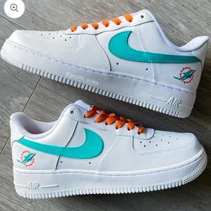 Miami Dolphin Custom Air Force 1