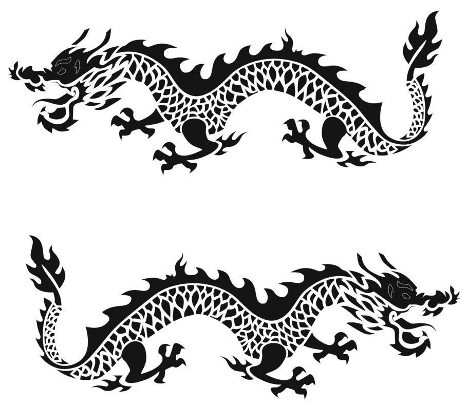 Dragon Stencil - Etsy