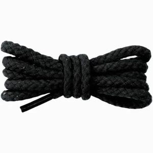 Black Thick Rope Shoelaces
