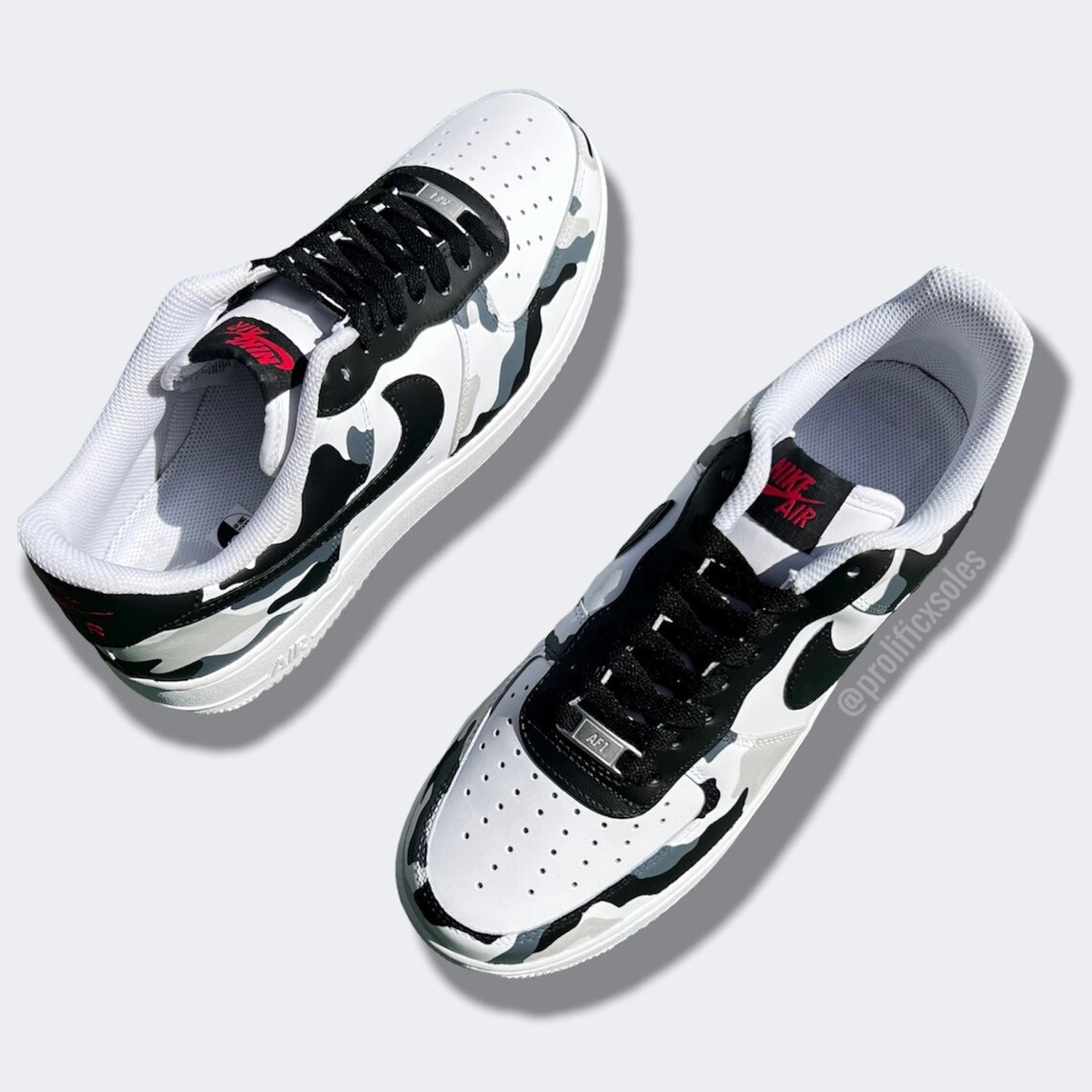 custom air force black and white