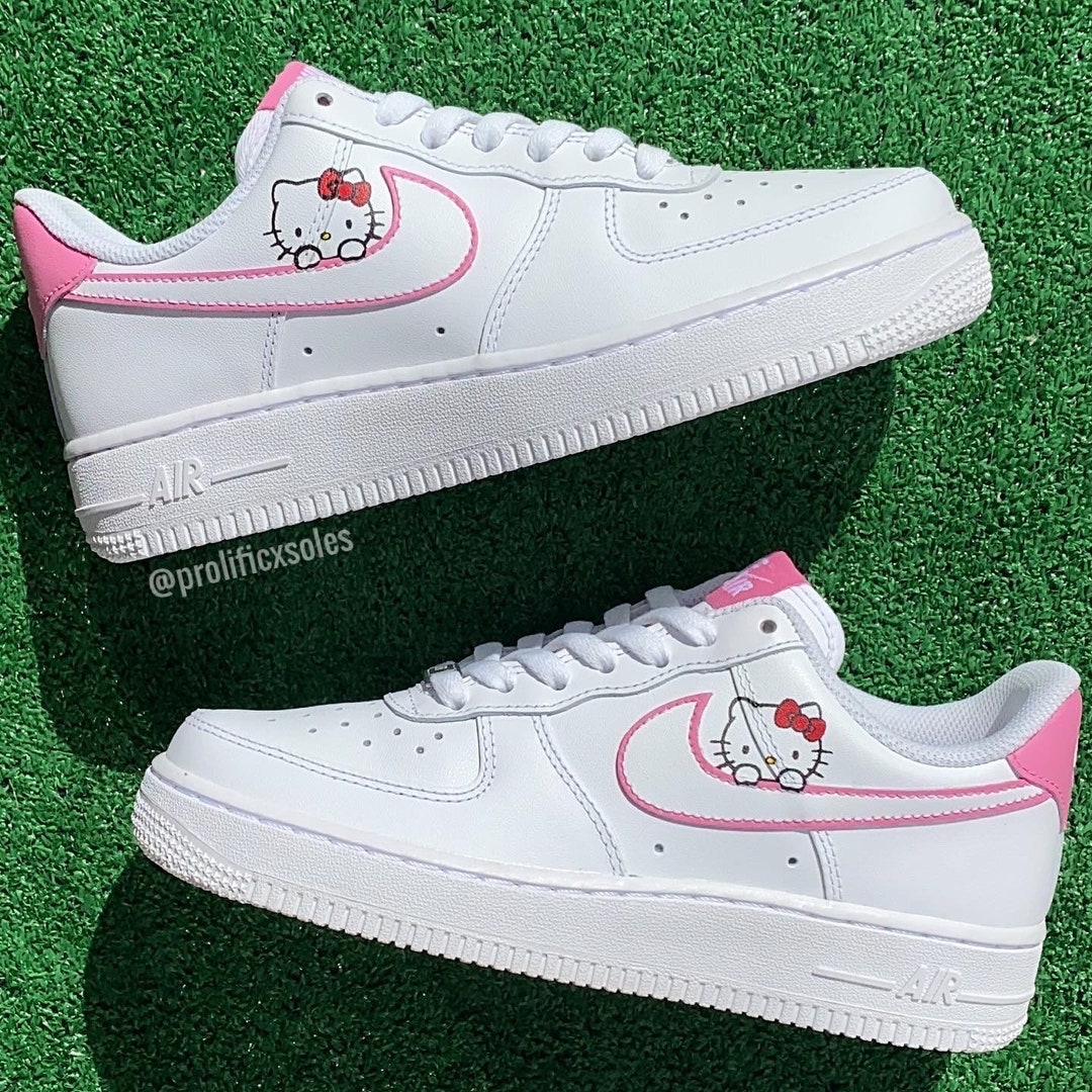 custom hello kitty air forces