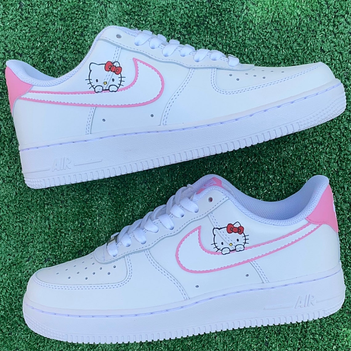 Hello Kitty Custom Air Force 1 Etsy