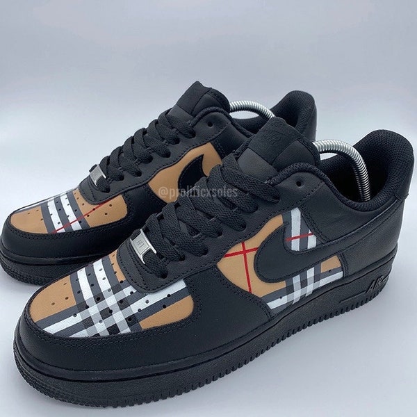 custom air force 1 louis vuitton black