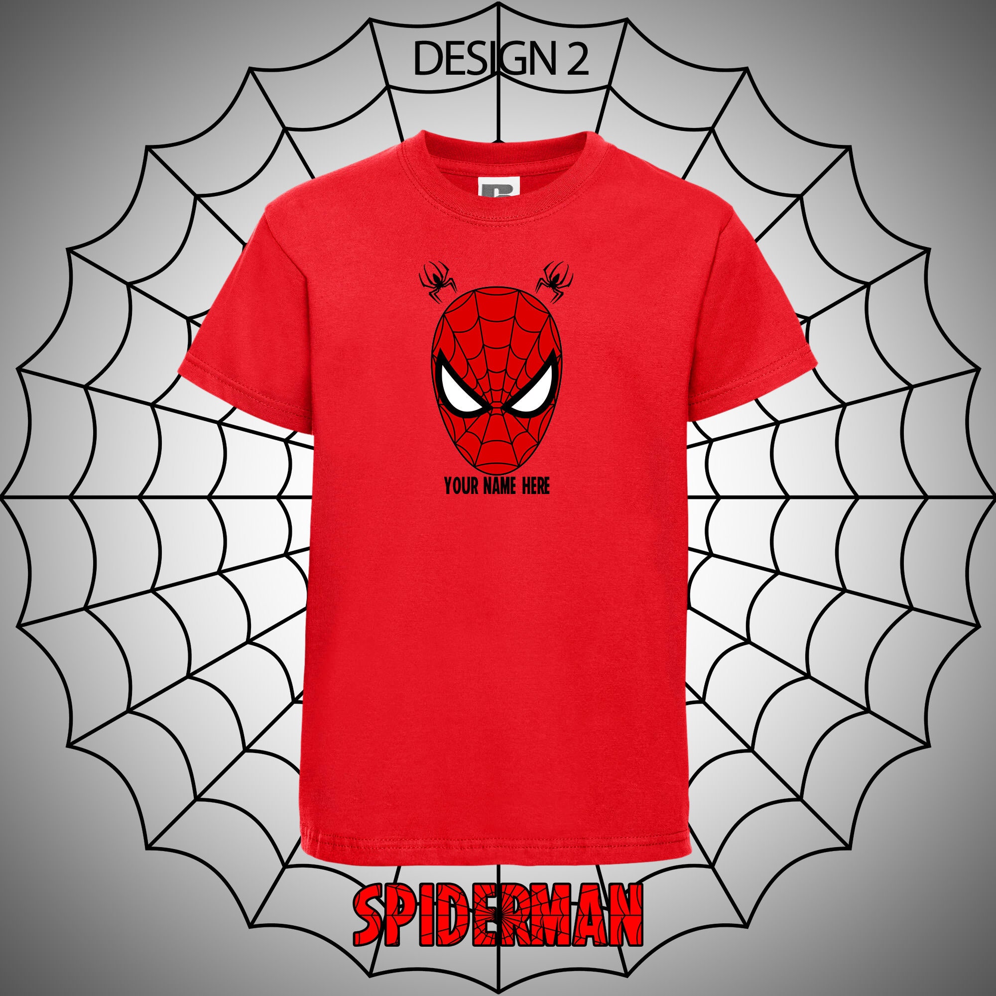 T-shirt Spider-Man Rouge Taille Jeunesse XL - Occasion Très Bon État - 100% Coton