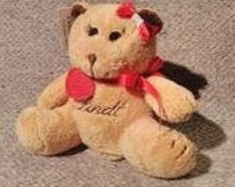 lindt teddy bear soft toy