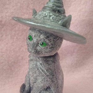 Candle mystical cat kitten handmade with mystical scent