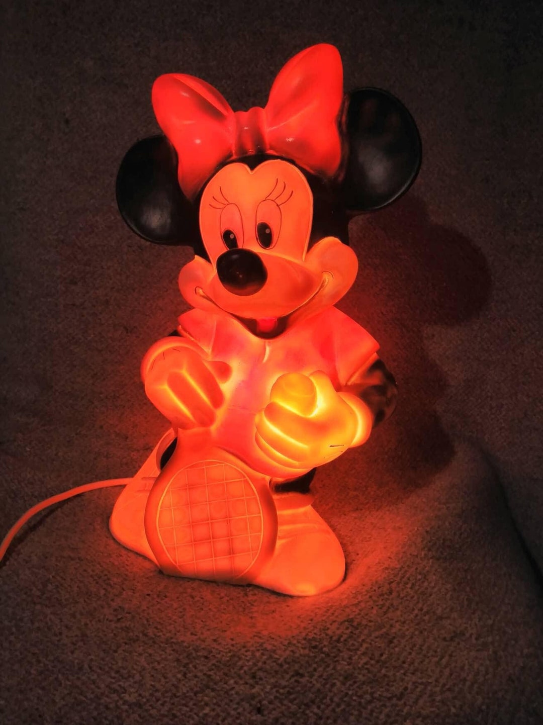 Vintage Minnie Mouse Lamp Minnie Mouse Lamp Rare Etsy