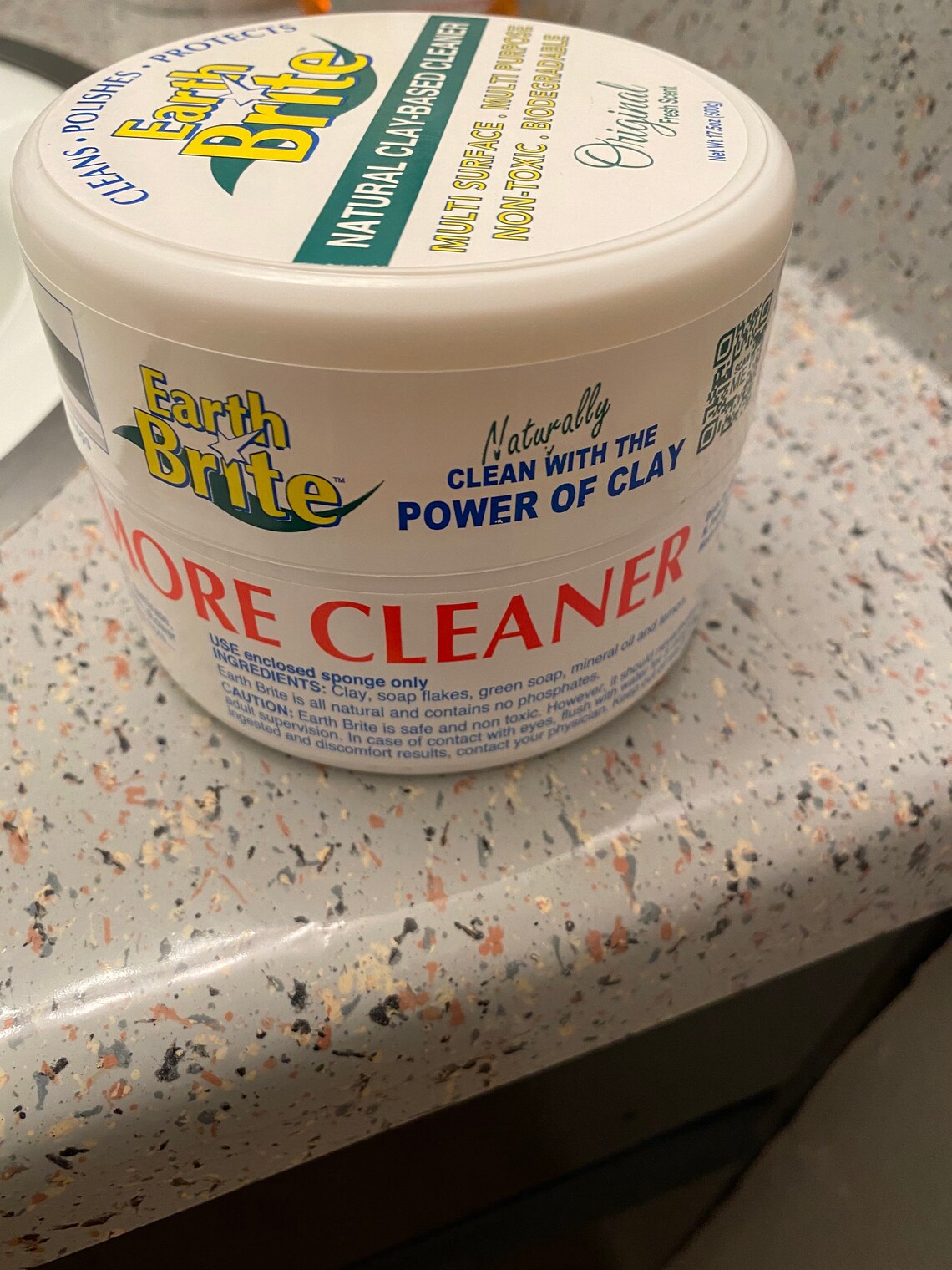 Earth Brite Natural Clay Base Cleaner Fresh Scent 17.5oz Etsy