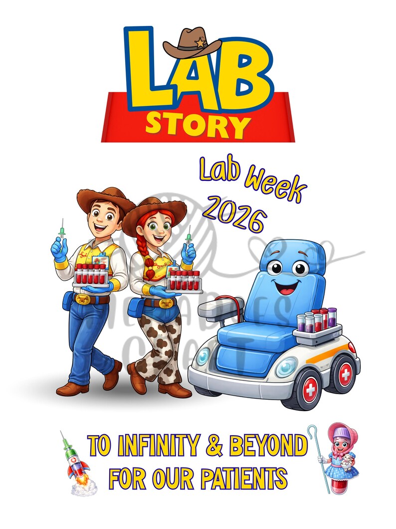 Lab Week 2026 Digital Art Bundle | Medical Lab T-shirt & Poster Designs ...