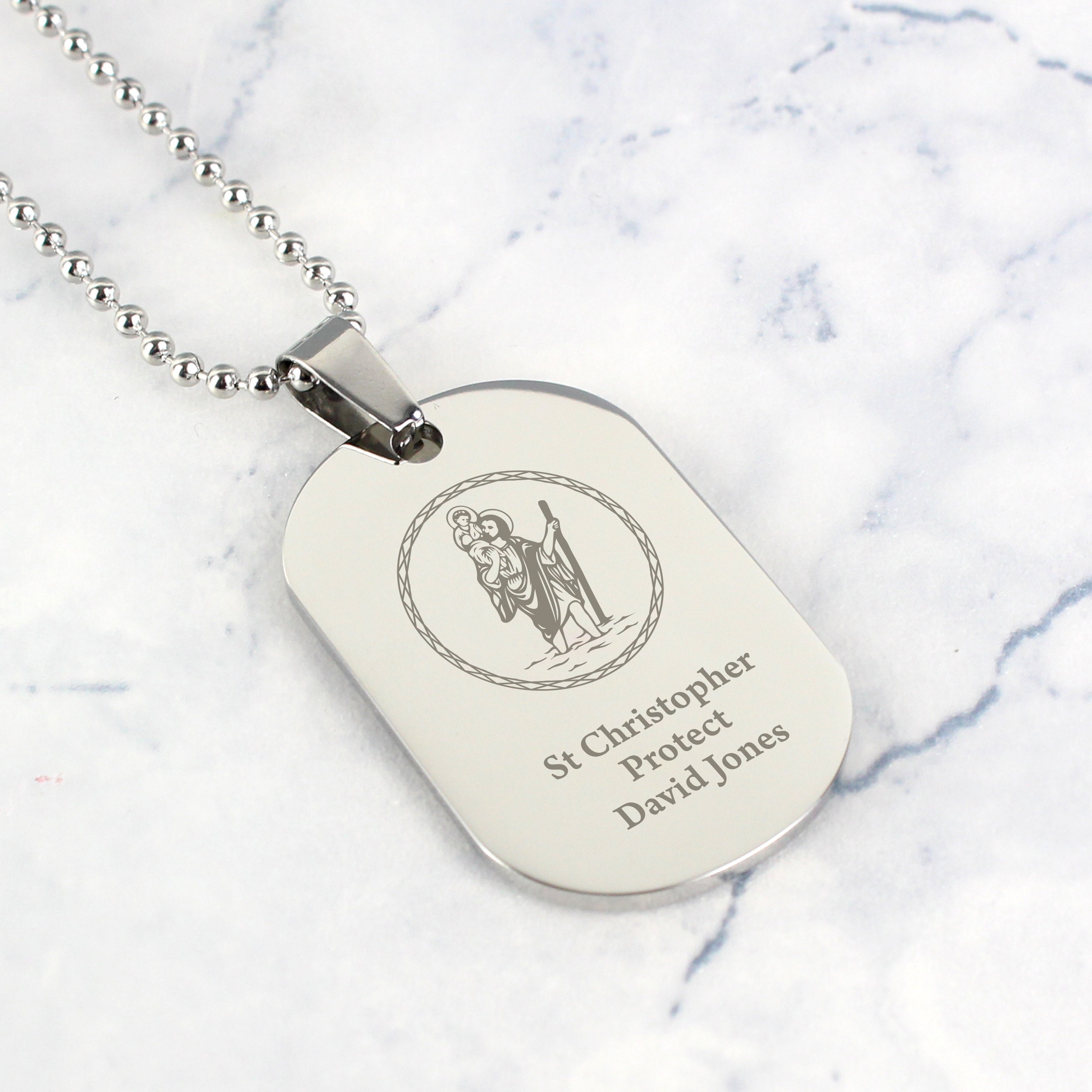 Personalised Sliver Necklace St 