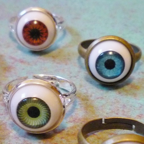 Doll Eye Adjustable Ring