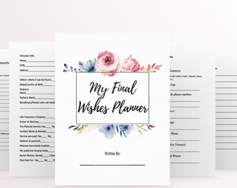 Eindwensenplanner, uitvaartplanner, voorbereiding, belangrijke documenten, organisatieplanning