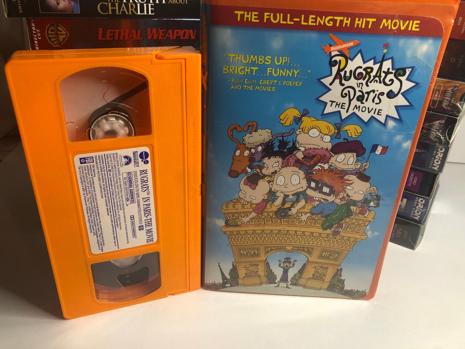 Nickelodeon Rugrats in Paris The Movie VHS Movie VHS Tape Etsy