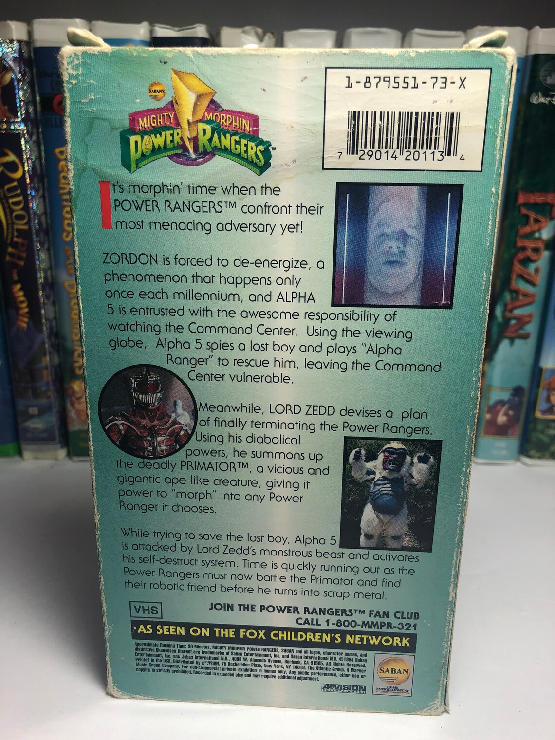 Mighty Morphin Power Rangers the Wanna Be Ranger VHS Movie | Etsy