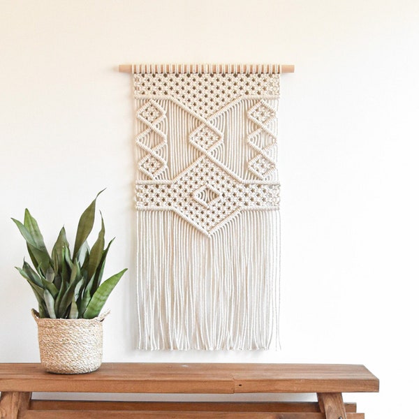 Macrame PATTERN - Written PDF and Knot Guide - diy macrame wall hanging -  digital download how to tutorial - ZURI