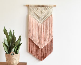 Macrame PATTERN - Written PDF and Knot Guide - diy macrame wall hanging -  digital download how to tutorial - ROSE