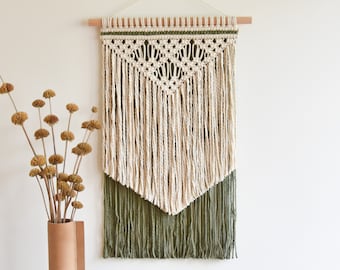 PATRÓN de macramé - PDF escrito y guía de nudos - colgante de pared de macramé diy - descarga digital cómo hacer tutorial - BERYL