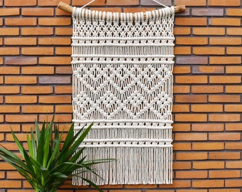 Macrame PATTERN - Written PDF and Knot Guide - diy macrame wall hanging -  digital download how to tutorial - 7 Of Hearts