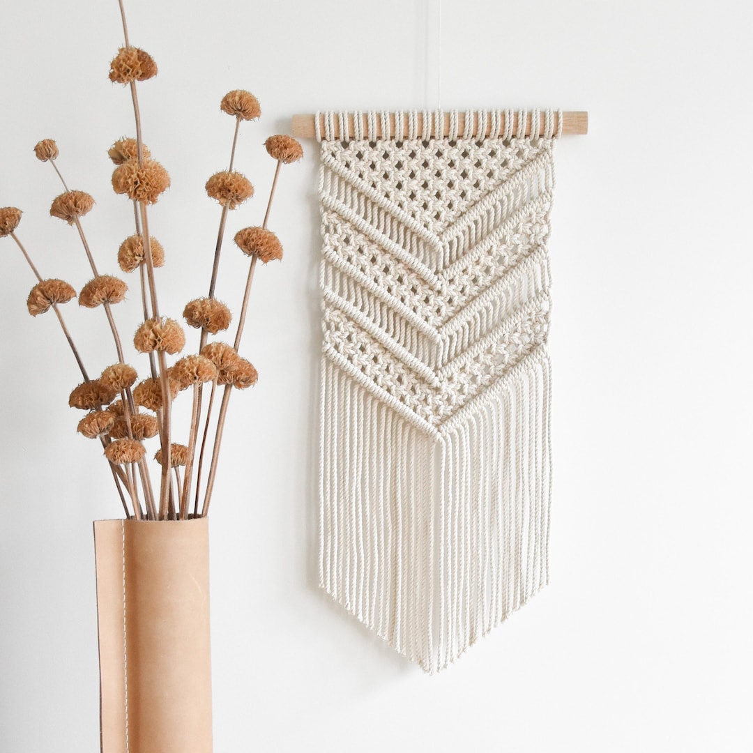 Macrame PATTERN - Written PDF and Knot Guide - Diy Macrame Wall Hanging ...