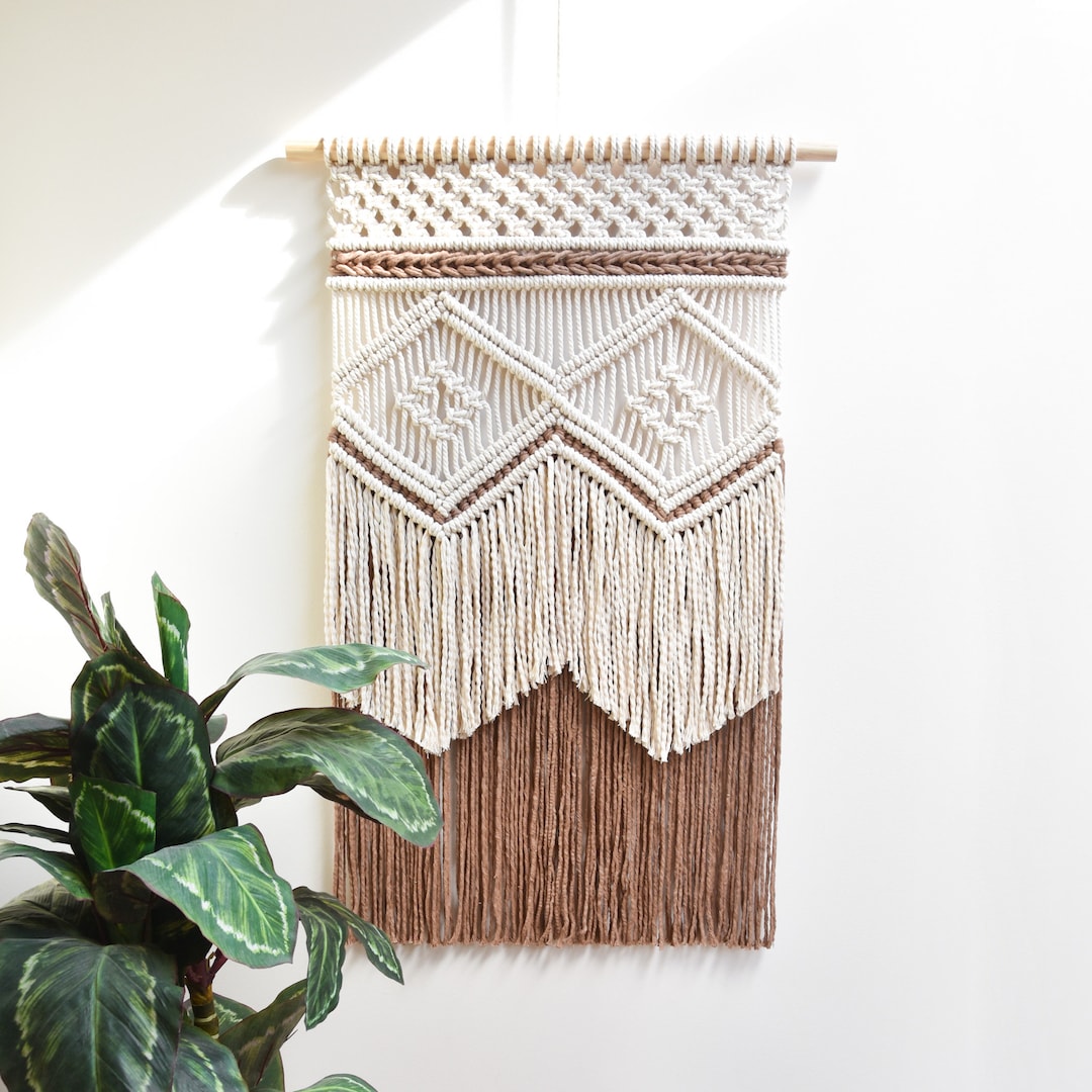 Macrame PATTERN - Written PDF and Knot Guide - Diy Macrame Wall Hanging ...