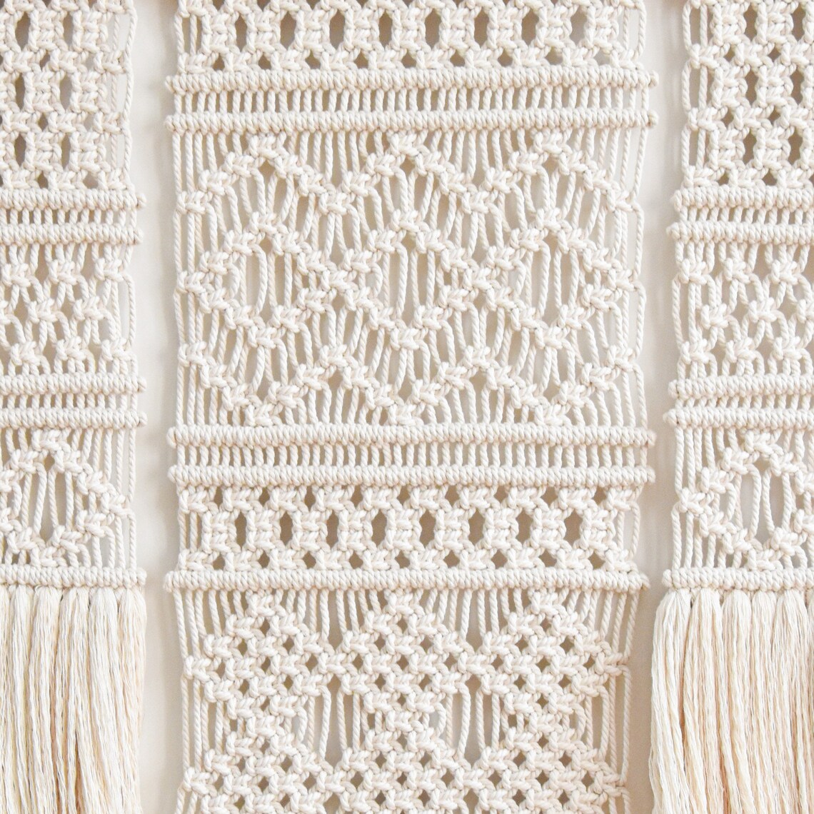 Macrame PATTERN - Written PDF and Knot Guide - Diy Macrame Wall Hanging ...