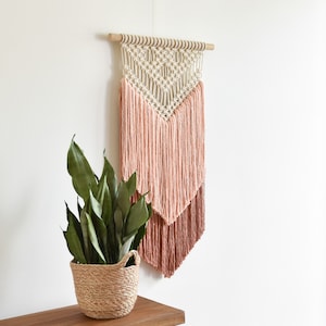 Macrame PATTERN Written PDF and Knot Guide diy macrame wall hanging digital download how to tutorial ROSE image 2