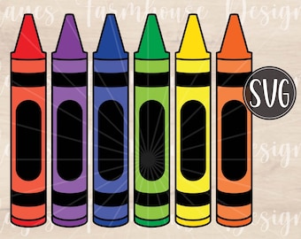 Crayon SVG | Back to School SVG | Teacher | Classroom Cut File | Instant Download | Digital File