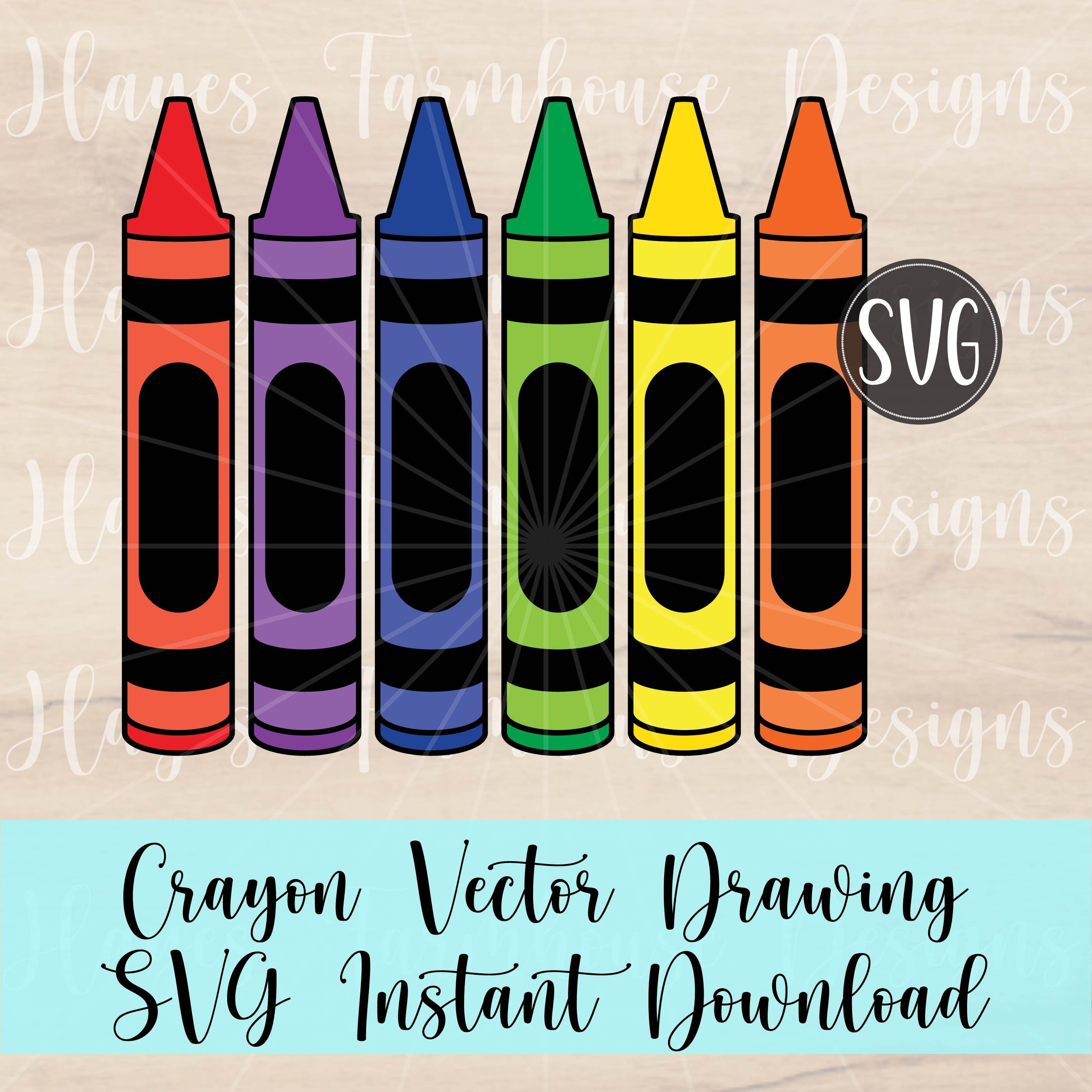 Crayon Wraps Back to School Svg Graphic by VeczSvgHouse · Creative Fabrica
