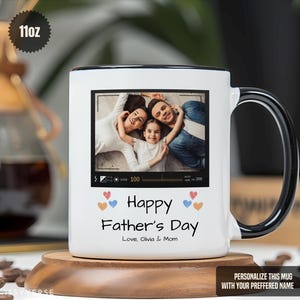Personalized Dad Mug, Personalized Gift for Father’s Day or Birthday, Custom Dad Mug, Dad Personalized Mug, Father's Day Gift