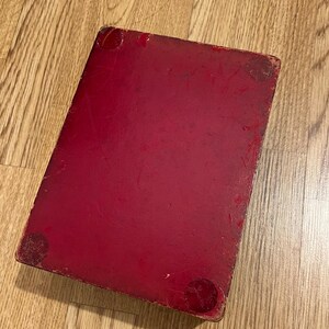K&ouml;nnte beinhalten: Eine rote, rechteckige Schachtel mit abgerundeten Ecken und drei kreisf&ouml;rmigen Vertiefungen oben und unten.